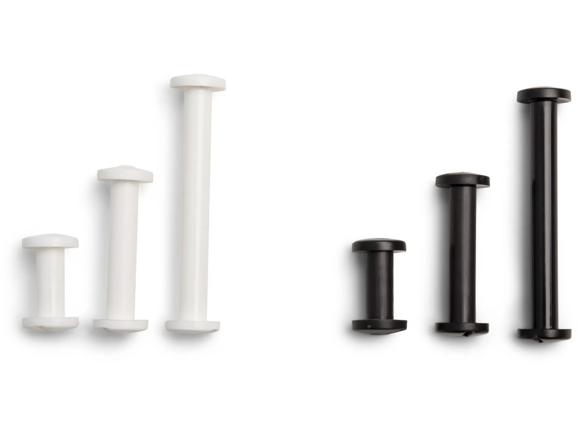 Tornillos canulados para libros, plástico